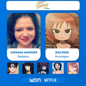This is the Avatar Image for the Kim Pine (Scott Pilgrim: A SErie) Jussara Marques AI Voice and Text to Speech Generator